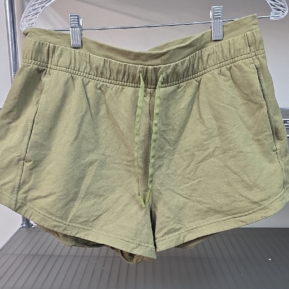 lululemon athletica Light Olive Athletic Shorts